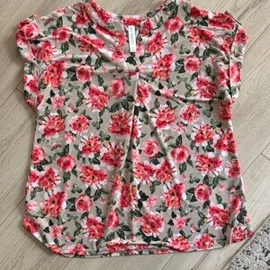 Dear Scarlett Floral Print Women's Top